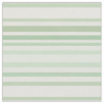 Muted Sage &amp; Olive Green Variegated Stripes Fabric