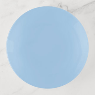 Muted Solid Light Blue Trinket Tray