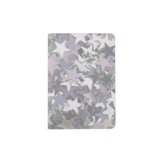 Muted Stars Passport Holder
