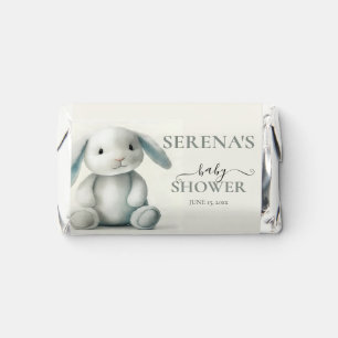 Muted Stuffed Bunny BABY SHOWER Hershey's Miniatures