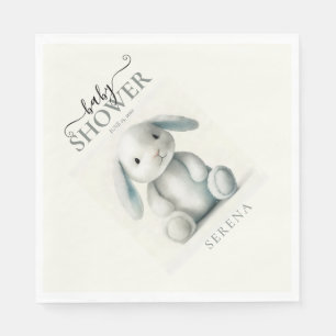 Muted Stuffed Bunny BABY SHOWER Napkins