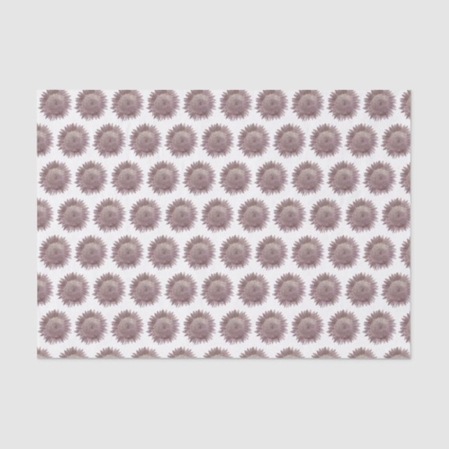 Muted Sunflower Pattern Tissue Paper (Front)