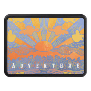 Muted Sunset Art Hitch Custom Cover