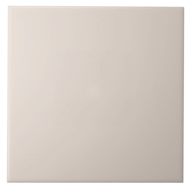 Muted Taupe Gray Ceramic Tile (Front)