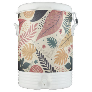 Muted Tropical Custom Igloo Cooler