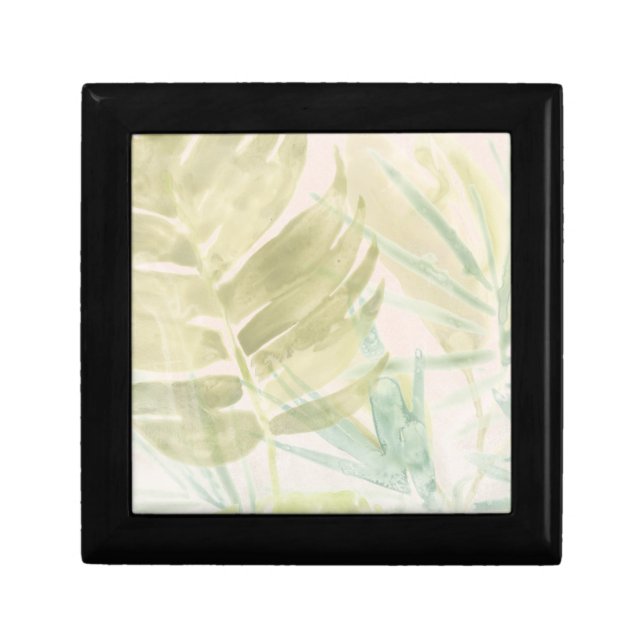 Muted Tropical Leaves Gift Box (Front)