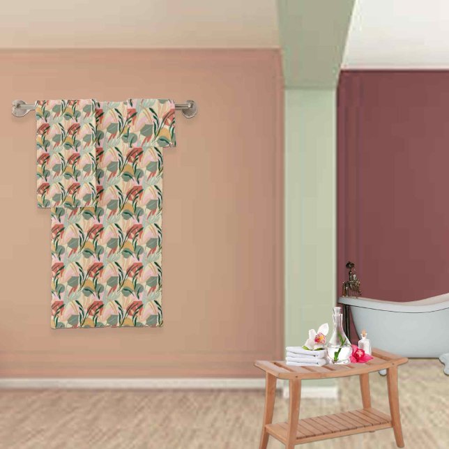 Muted Tropix: Hawaiian Rain Forest Towel Set (Creator Uploaded)