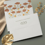 Muted Vintage Floral Wedding Art Nouveau Envelope<br><div class="desc">Our vintage-themed floral wedding envelopes are a true homage to the ageless Art Nouveau and Art Deco styles. Painted in muted pastel shades, these envelopes exude the understated elegance that is a favorite for spring and summer weddings. Each envelope artfully blends strong yet soft details, creating a refined and romantic...</div>