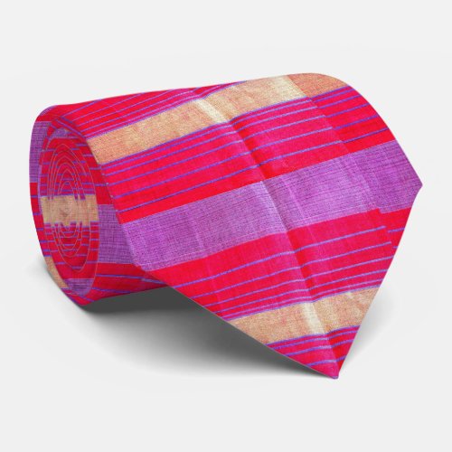 Muti_colored Sari Stripes Make Stunning Tie