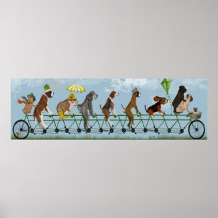 Mutley Crew on Tandem Poster