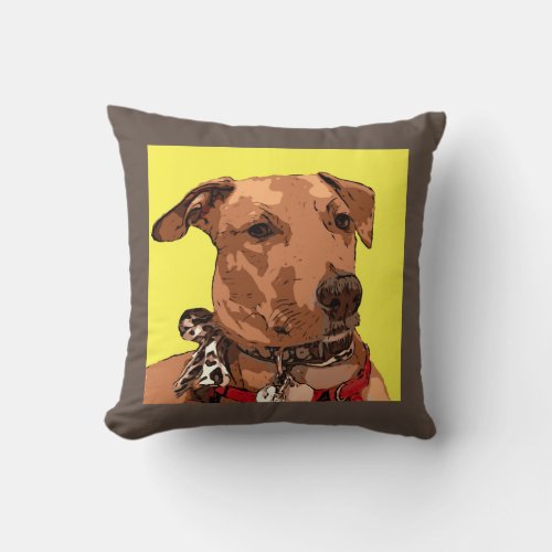 MUTT THROW PILLOW