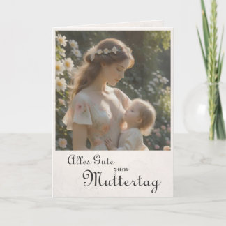 Muttertag – Eine zärtliche Umarmung im Garten Card