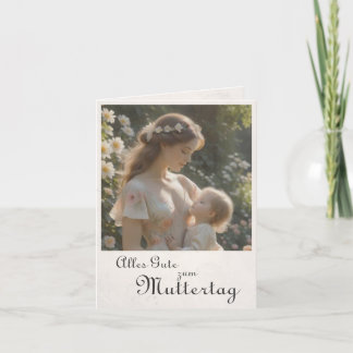 Muttertag – Eine zärtliche Umarmung im Garten Card