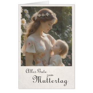 Muttertag – Eine zärtliche Umarmung im Garten Card