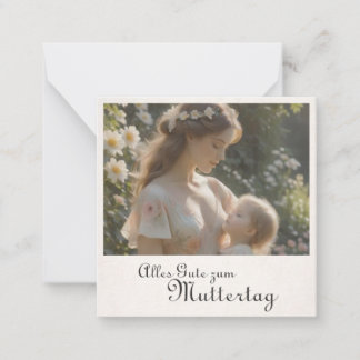 Muttertag – Eine zärtliche Umarmung im Garten Note Card