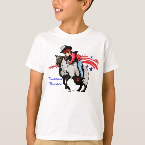 Mutton Buster Rodeo T_Shirt