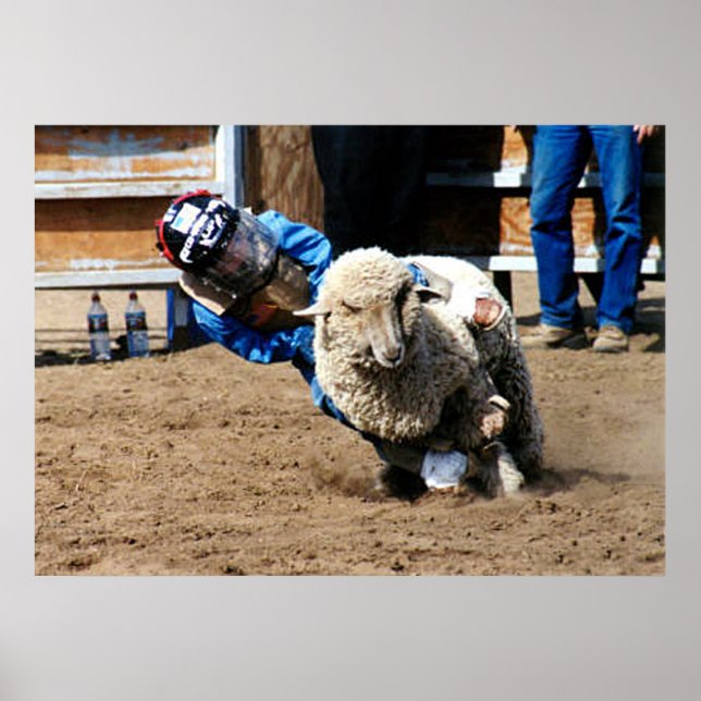 Mutton Buster Tries His Mettle Poster (Front)