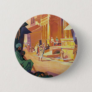 Muttra ~ Krishna Temple Button