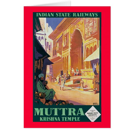 Muttra ~ Krishna Temple Cards (Front)