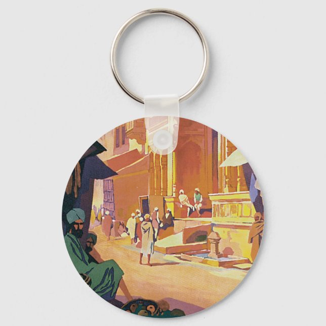 Muttra ~ Krishna Temple Keychain (Front)