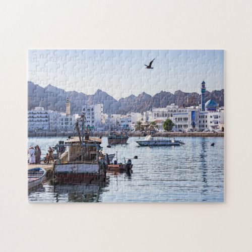 Muttrah Fish docks _ Muscat Oman Jigsaw Puzzle