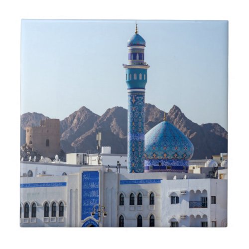 Muttrah Mosque _ Muscat Oman Ceramic Tile