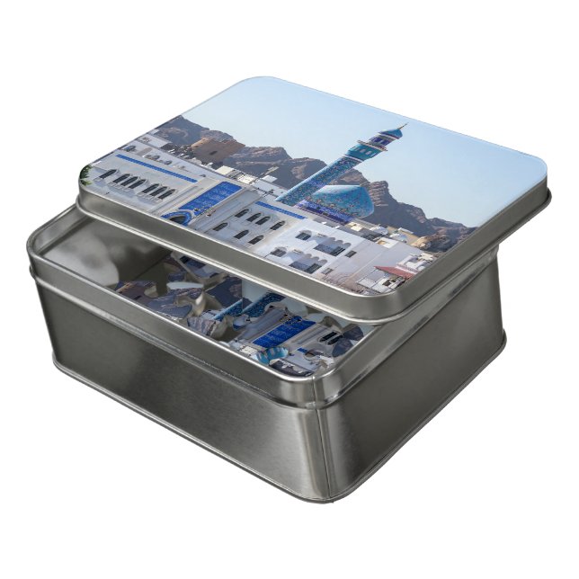Muttrah Mosque - Muscat, Oman Jigsaw Puzzle (Lid Open)