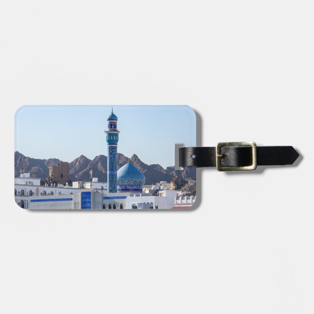 Muttrah Mosque - Muscat, Oman Luggage Tag (Front Horizontal)