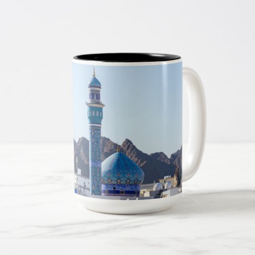 Muttrah Mosque _ Muscat Oman Two_Tone Coffee Mug