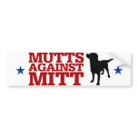 Mutts Against Mitt Bumper Sticker
