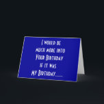 "MUTUAL BIRTHDAY HUMOR" FOR YOUR BIRTHDAY CARD<br><div class="desc">"MUTUAL BIRTHDAY HUMOR" FOR YOUR BIRTHDAY-FRIEND/FAMILY-SUCH FUN!</div>