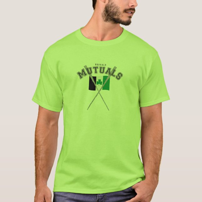 Mutual Rowing Club, Buffalo NY Oars T-Shirt (Front)
