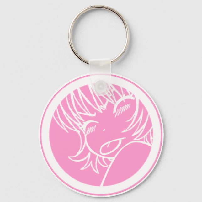 muuhh - cute anime keychain (Front)