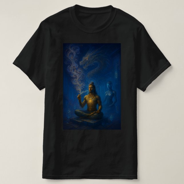 Muur peace meditation T-shirt (Design Front)
