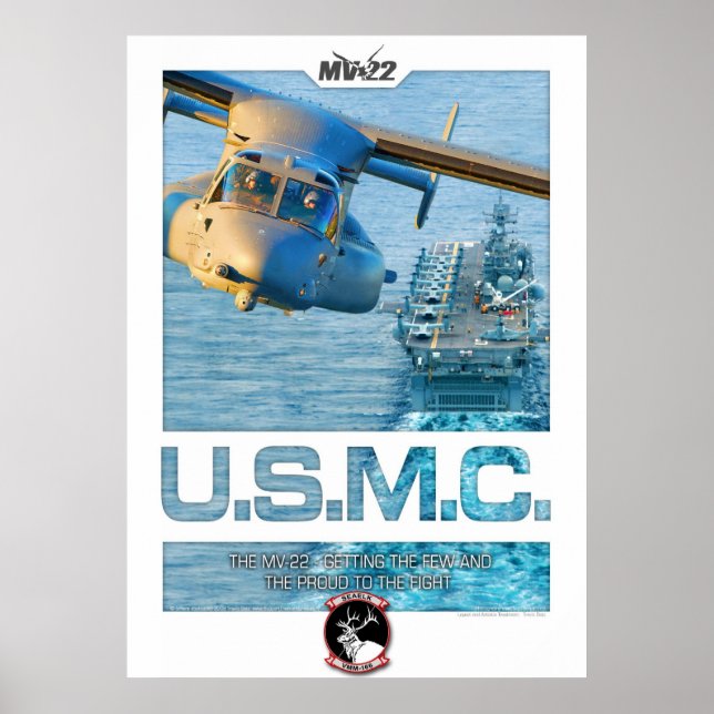 MV22 carrier print with text (Front)