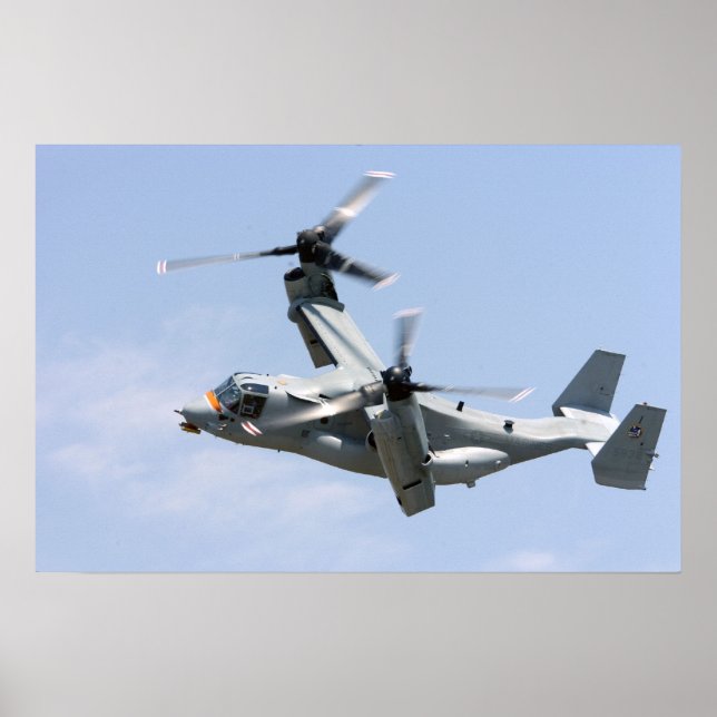 MV-22 Osprey Aircraft Poster (Front)