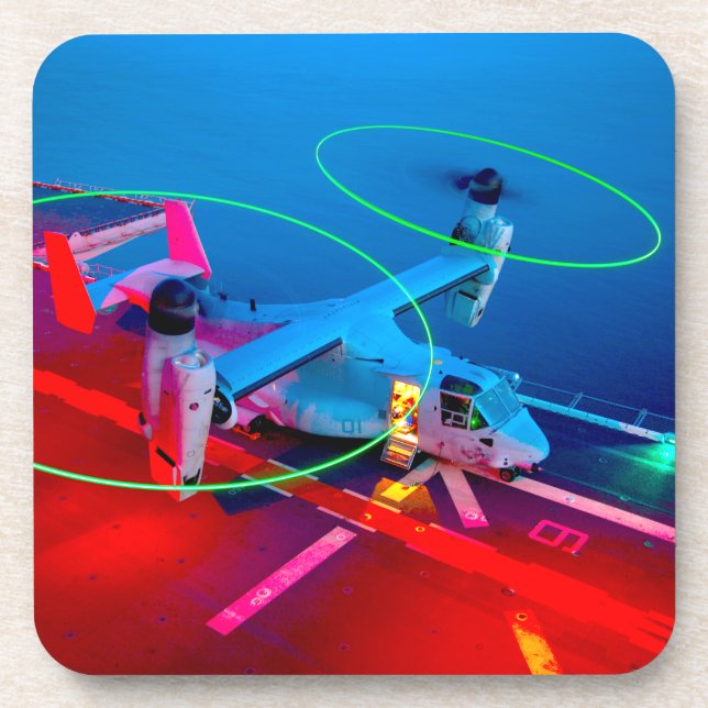 MV-22B OSPREY BEVERAGE COASTER (Front)