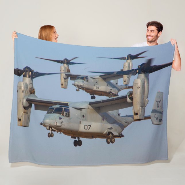 MV-22B OSPREY FLEECE BLANKET (In Situ)