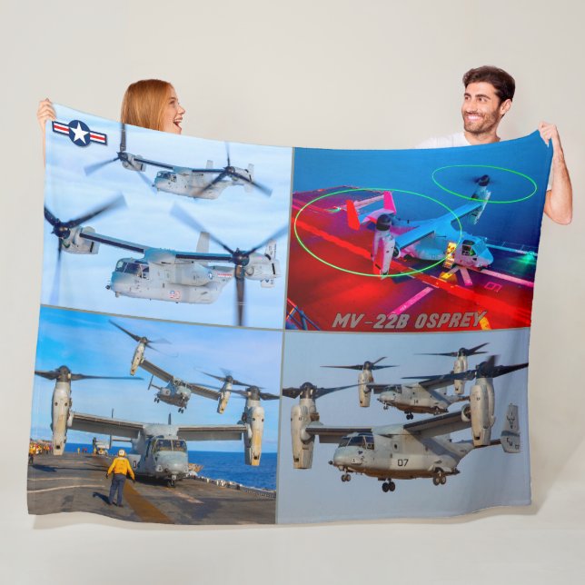 MV-22B OSPREY FLEECE BLANKET (In Situ)