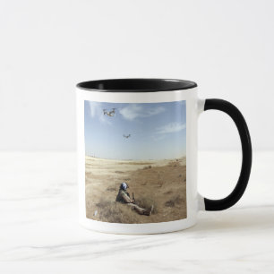 MV-22B Ospreys fly over US Navy Hospital Corpsm Mug