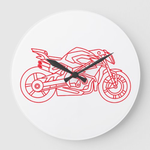 MV Agusta Brutale 1000RR Neon style Large Clock