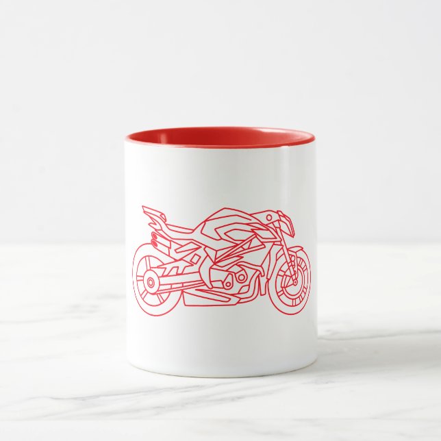 MV Agusta Brutale 1000RR Neon style Mug (Center)