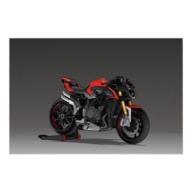 MV Agusta Brutale 1000RR Photo Print (Front)
