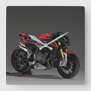 MV Agusta Brutale 1000RR Square Wall Clock