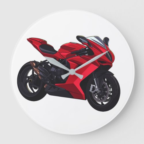 MV Agusta F3 realistic style Large Clock