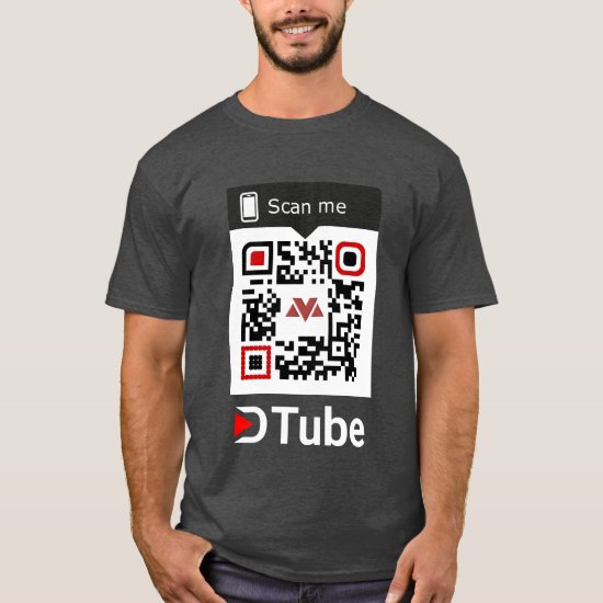 MV DTube QR Code T-Shirt