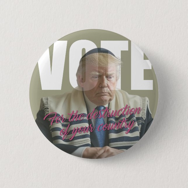 MV Metaverso VOTE Trump Button (Front)