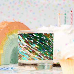 MVB Artist Abstract Flutter Design Scented Candle