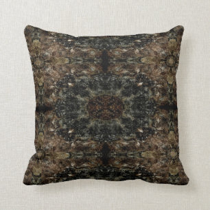 MVB Geometric Rustic Brown- Design 1 Throw Pillow