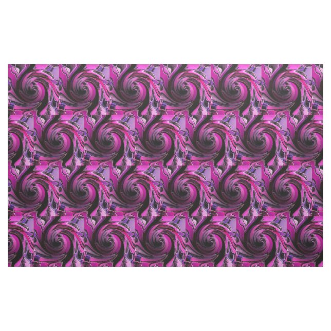 MVB Hot Pink Swirl Fabric Design 1 (Yard)